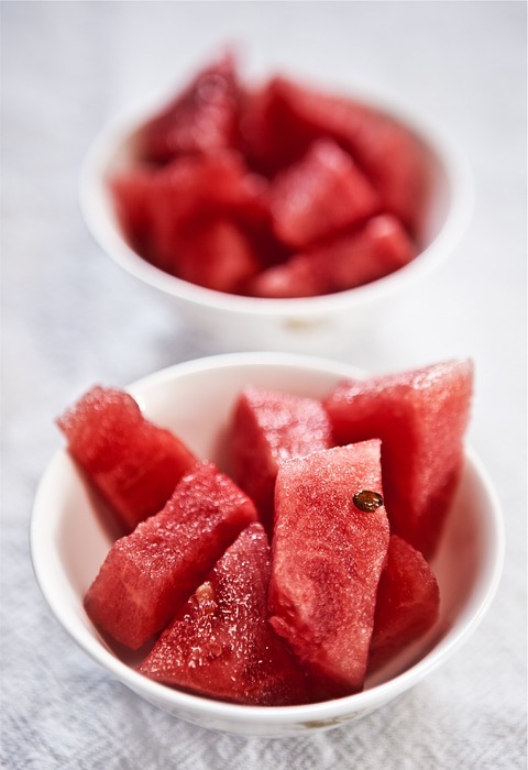 watermelon, fruits, food