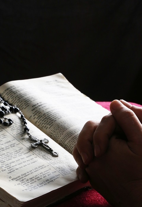 bible, rosary, prayer