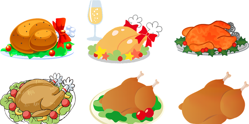 turkey dinner, thanksgiving, christmas
