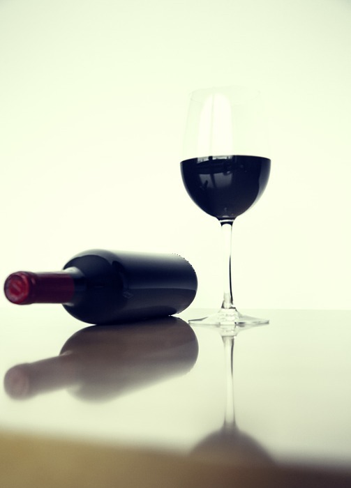 wine, bottle, glass