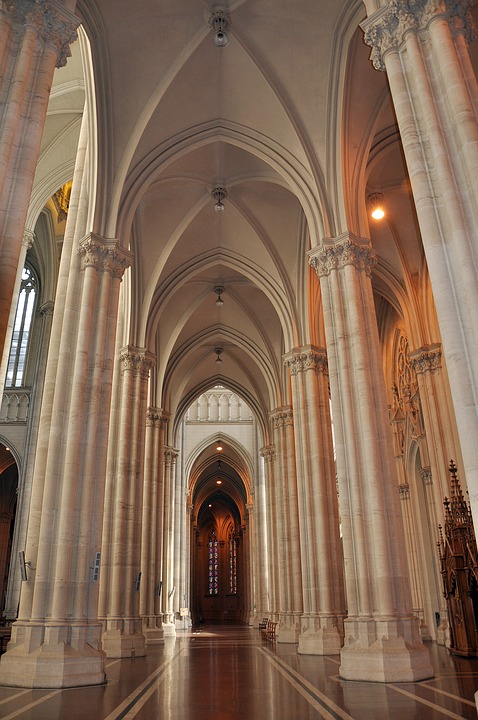 church, gothic, medieval