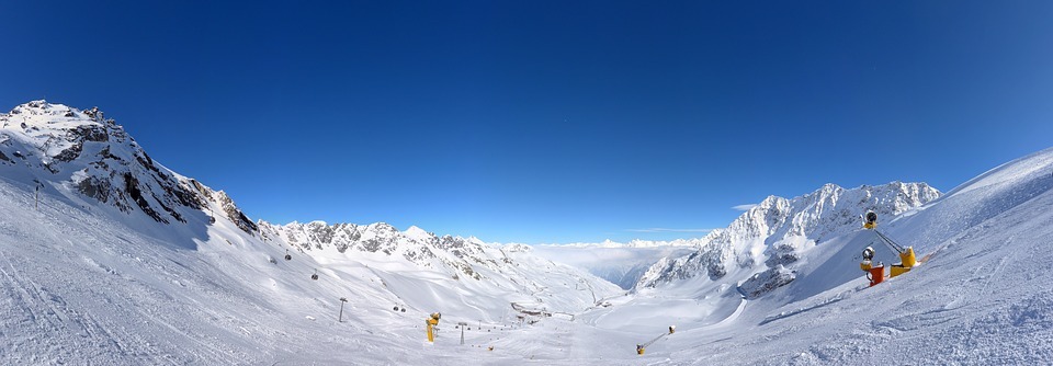 ski, slope, mountain
