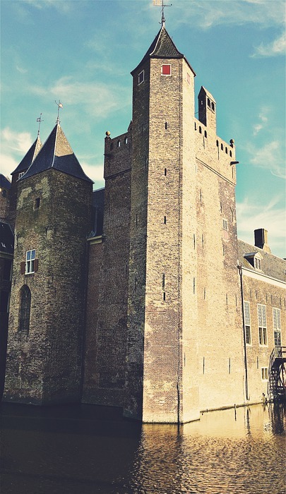 castle, slot, middle ages