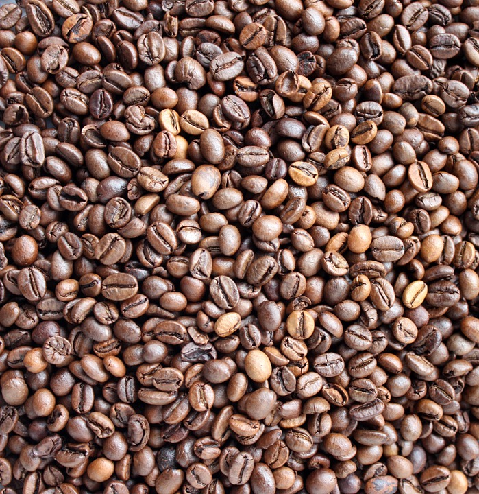 coffee, background, coffee beans