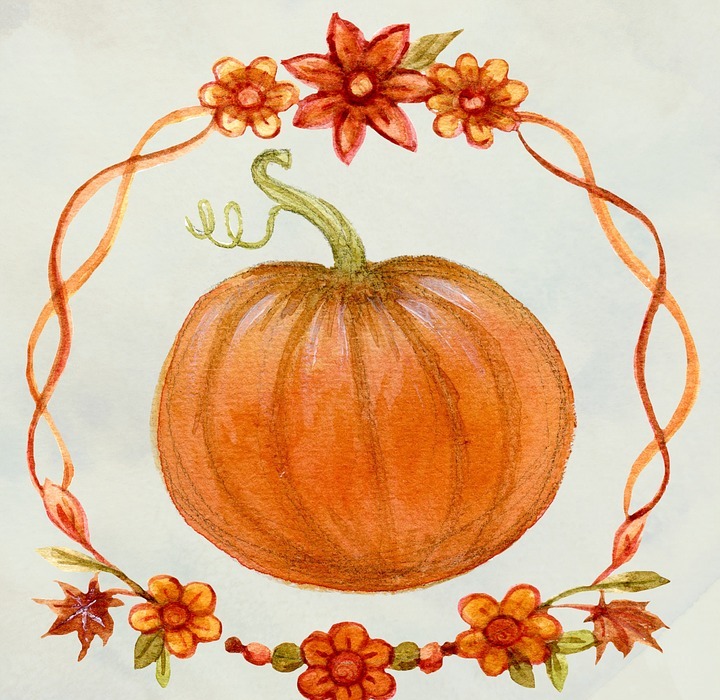 pumpkin, decoration, thanksgiving