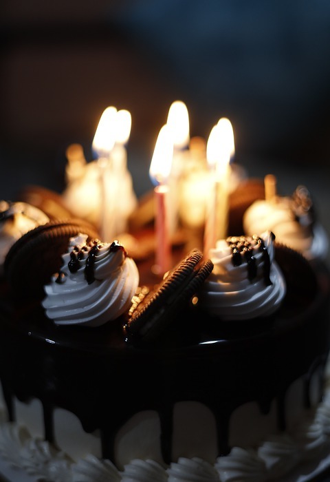 birthday, birthday cake, candles