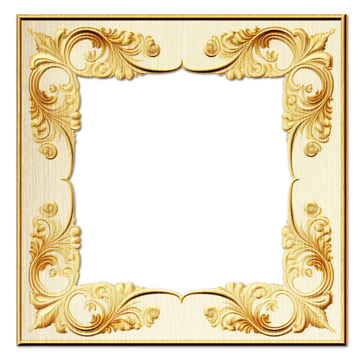 gold, border, frame