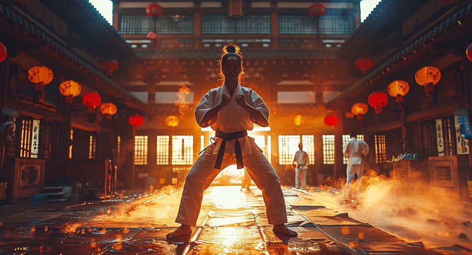 martial arts, karate, dojo