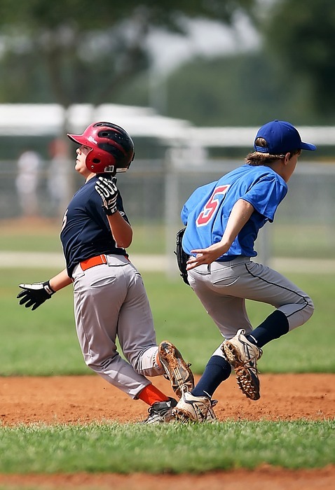 baseball, collision, little league