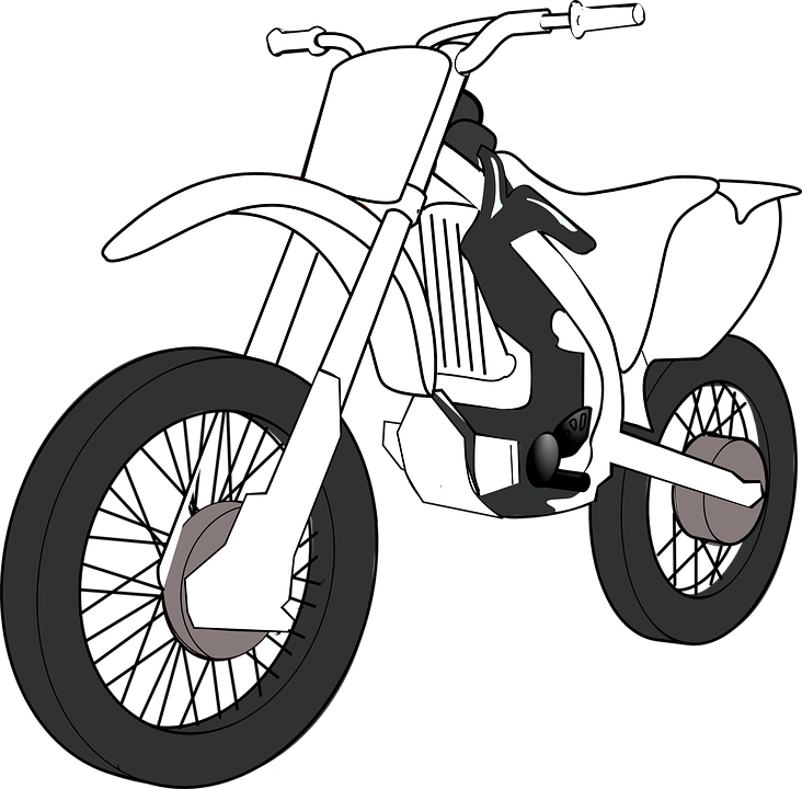 motorcycle, stand, front - Stock Image - Everypixel