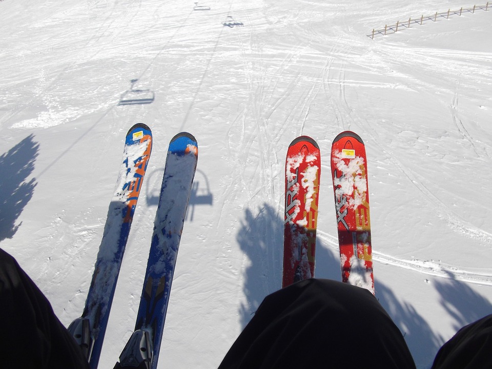 ski lift, ski, skiing