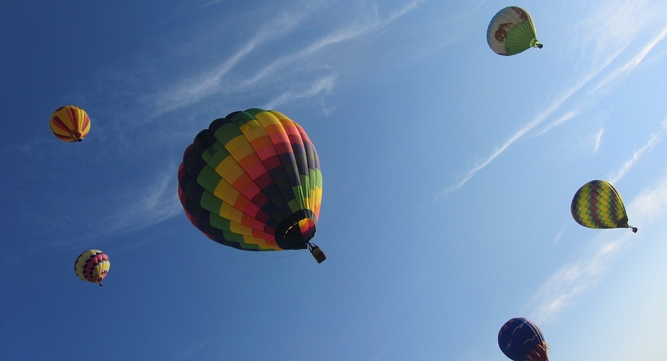 hot air balloon, balloon, ascent