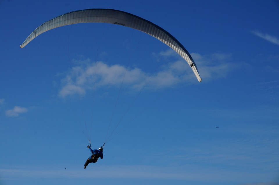 paragliding, fly, sky