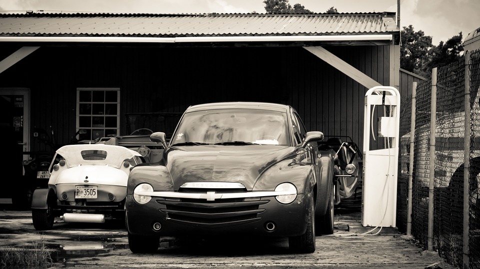 cars, vintage, garage