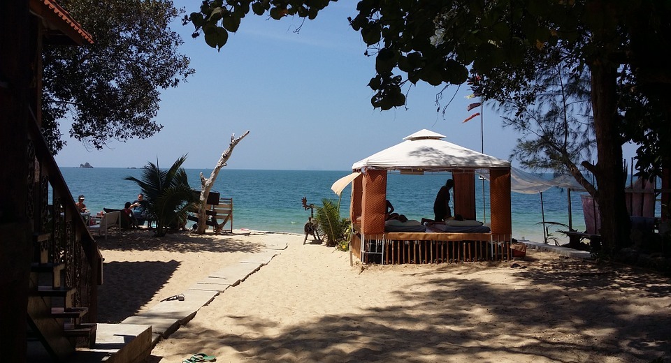 thai massage, island, sun