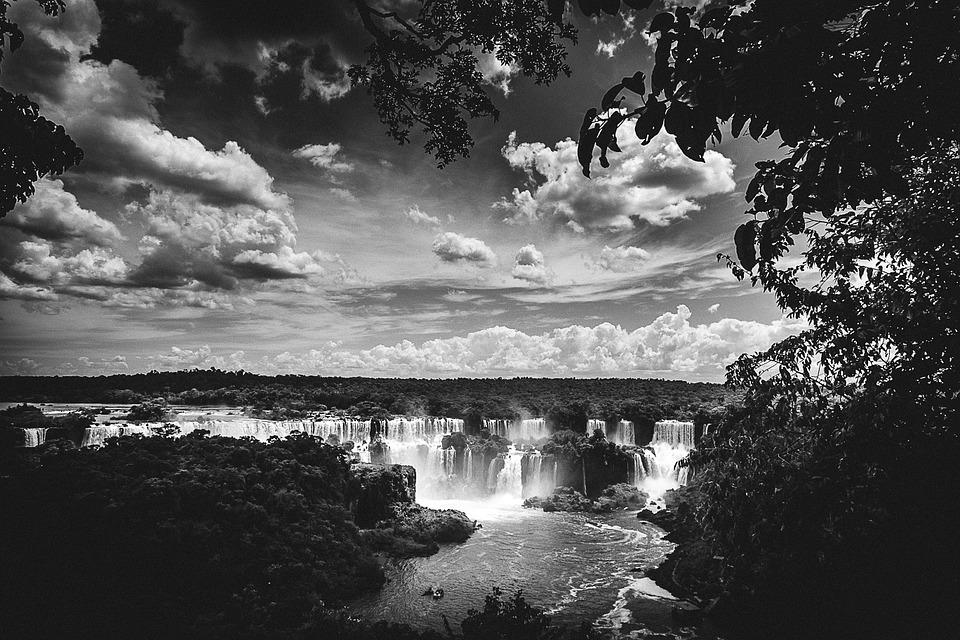 iguazu falls, waterfalls, landscape