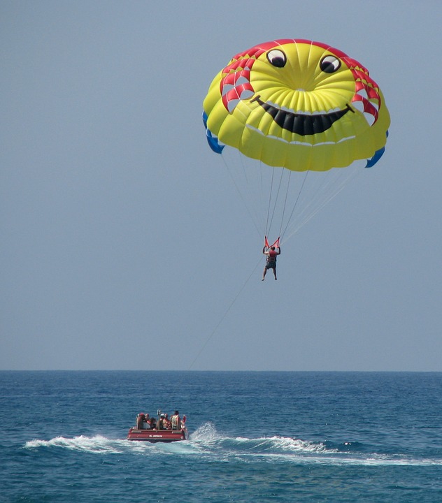 paragliding, water sports, sport