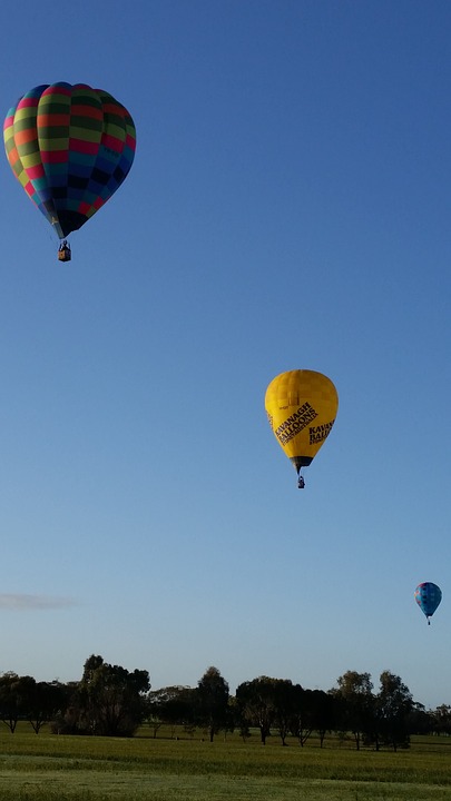 balloons, hot air balloons, sky