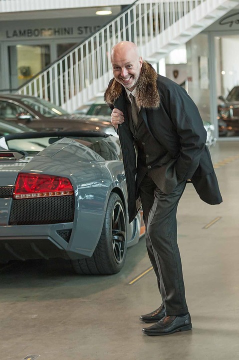 businessman, coat, auto