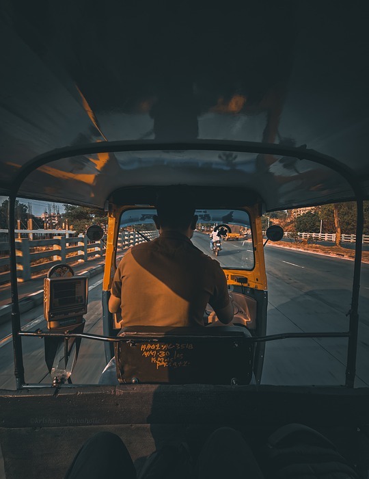 autorickshaw, public, transportation