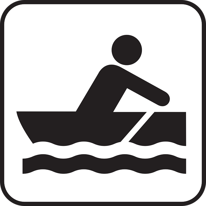 rowboat, skiff, rowing