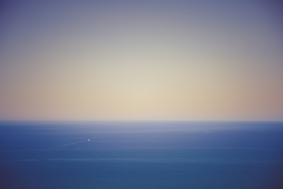 ocean, horizon, sea