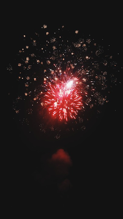 fireworks, celebration, sky