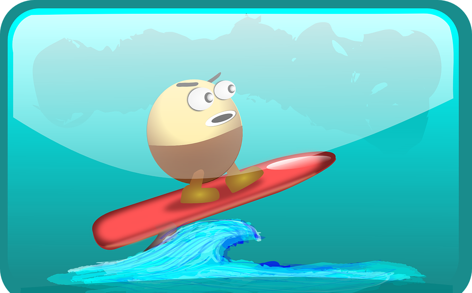 surfing, egghead, waves