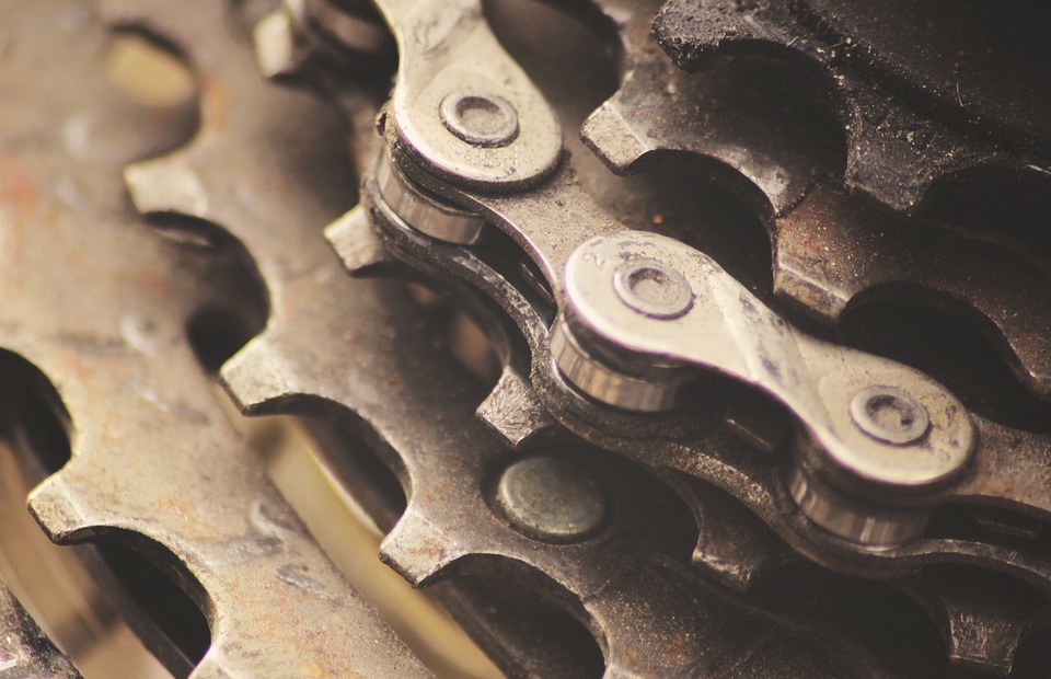 gears, chains, bike