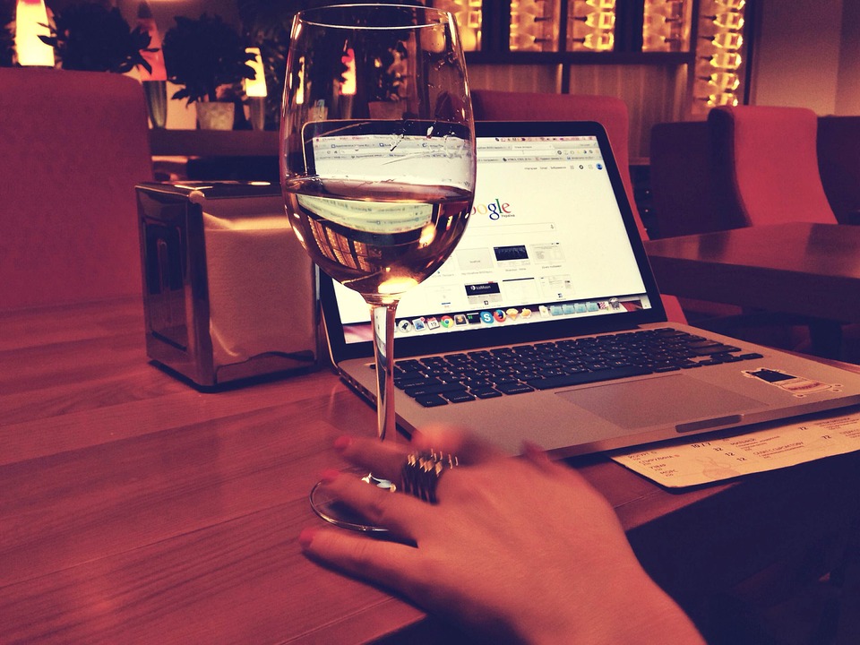 macbook, wine, google