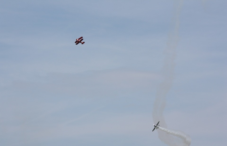 airplanes, flying, air show