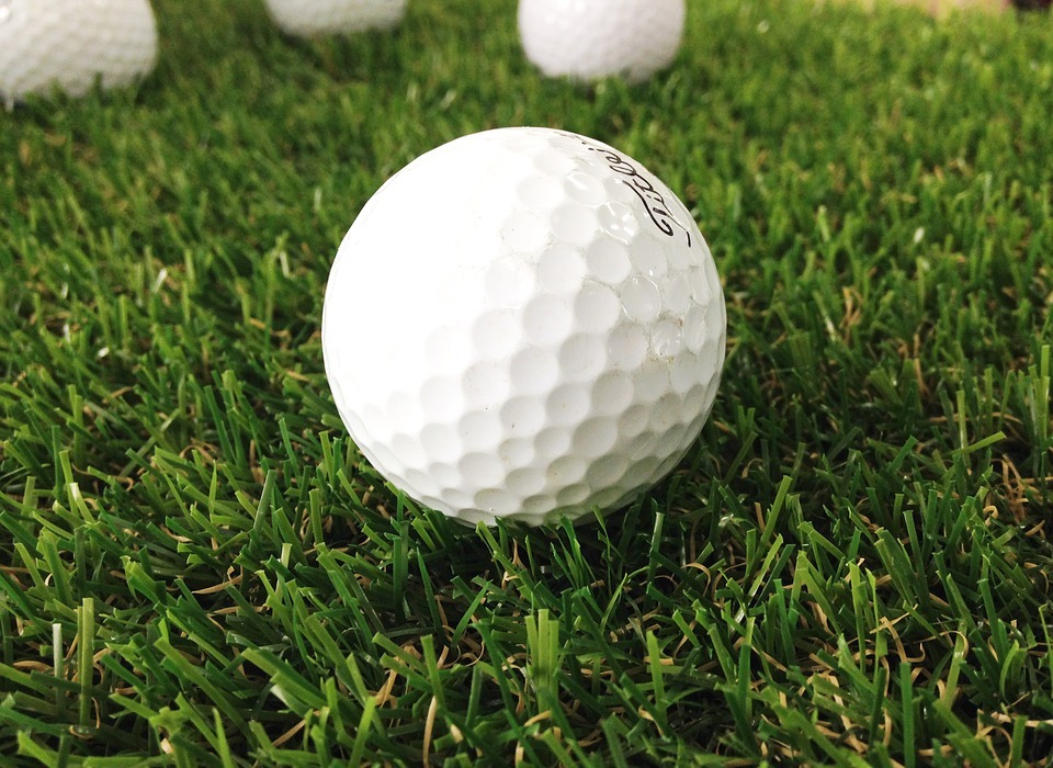 golf, golf balls, grass golf balls