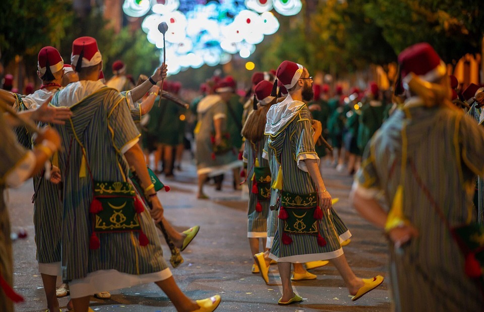 parade, party, moors and christians
