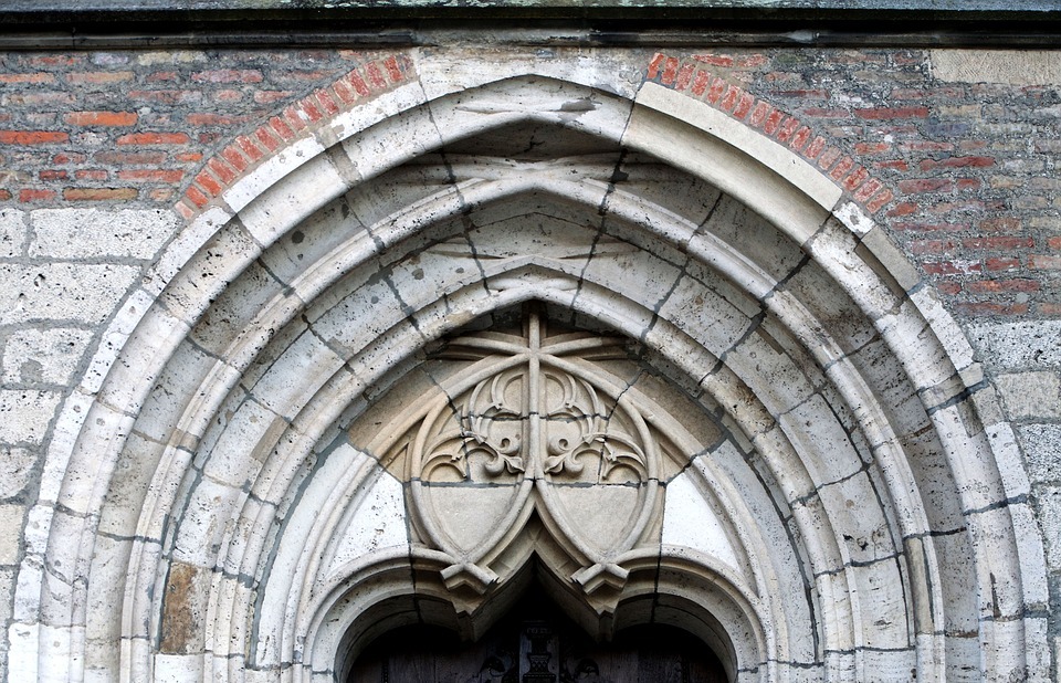 architecture, gothic, bow window