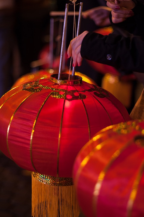 new year's eve, china, lantern