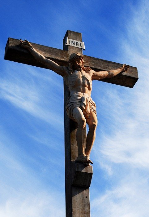 christian cross, sky, religion