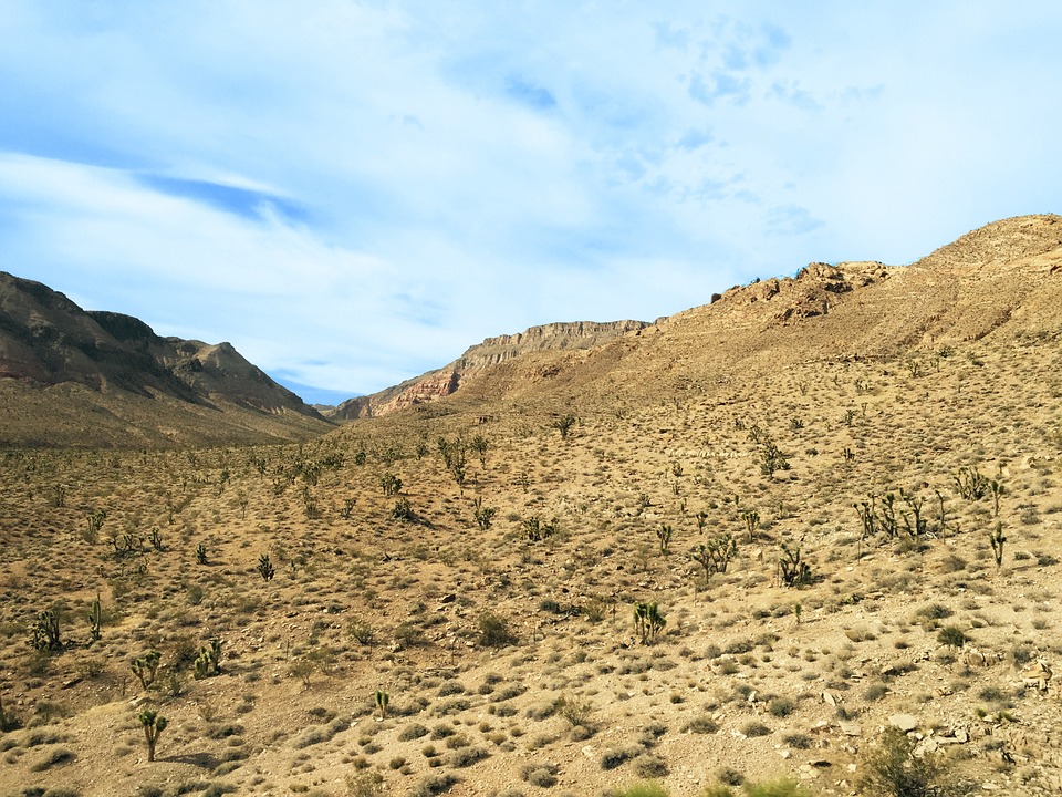 desert, valley, rocks