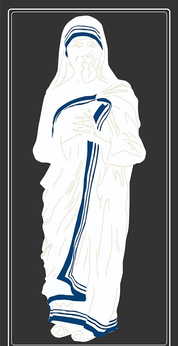 saint teresa of calcutta, roman catholic nun, indian