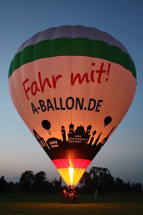 hot air balloon, balloon, hot air balloon rides