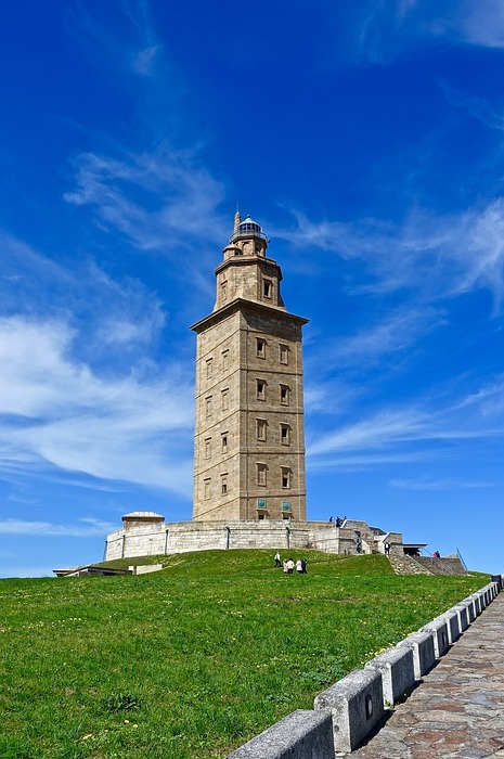 lighthouse, tower, roman
