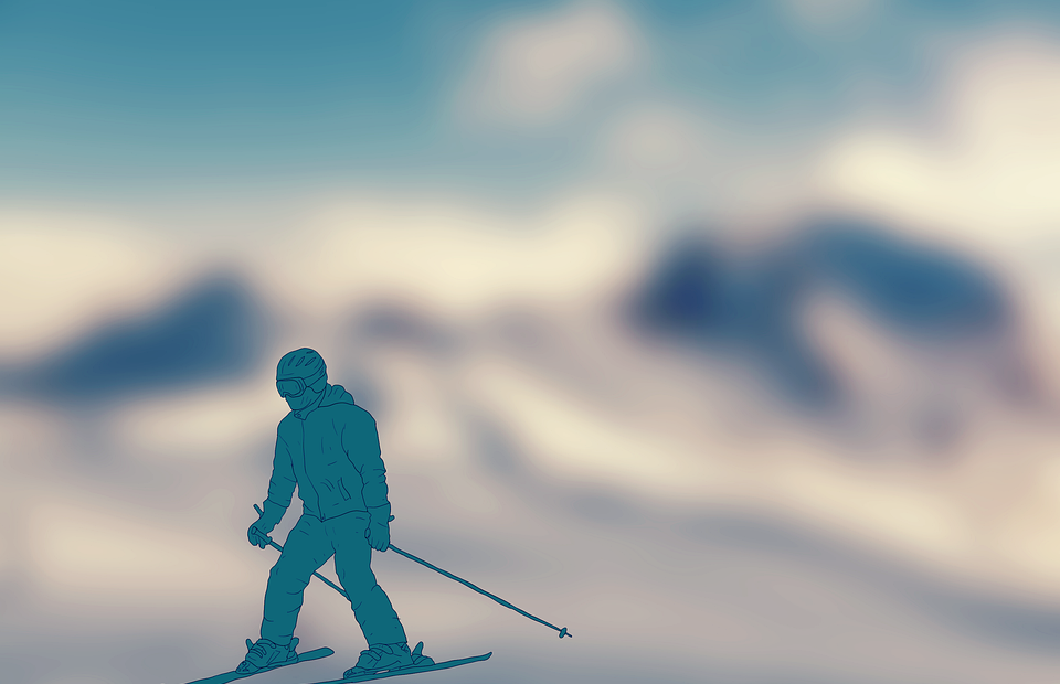 skiing, snow, winter sports