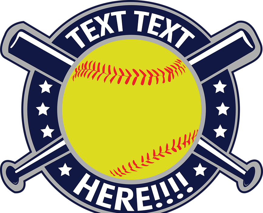 logo, softball, baseball