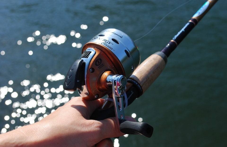fishing, fishing rod, lake