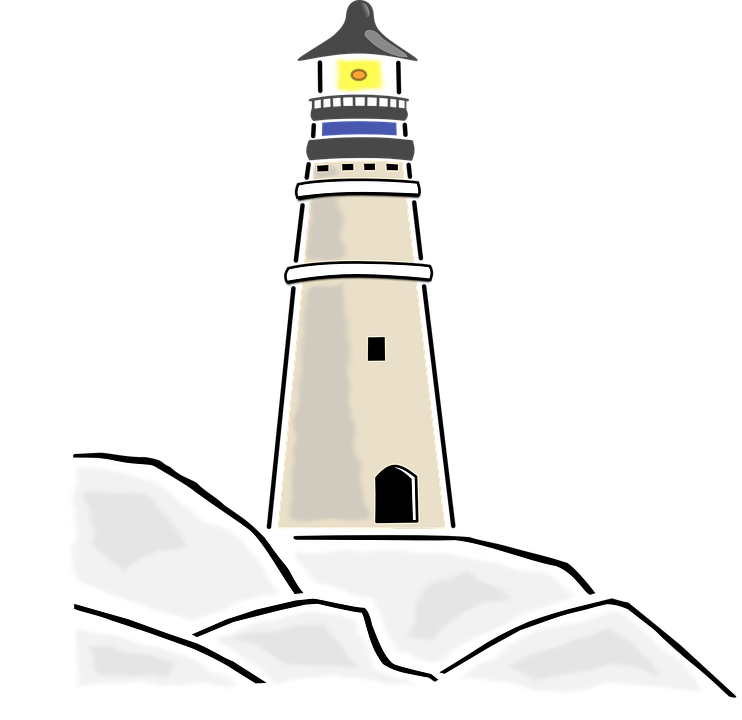 lighthouse, building, light