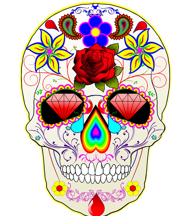 mexican, sugar, skull