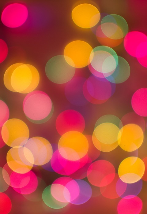 abstract, blurry, lights