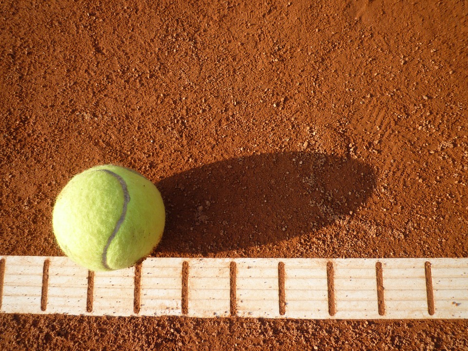 tennis court, tennis, yellow