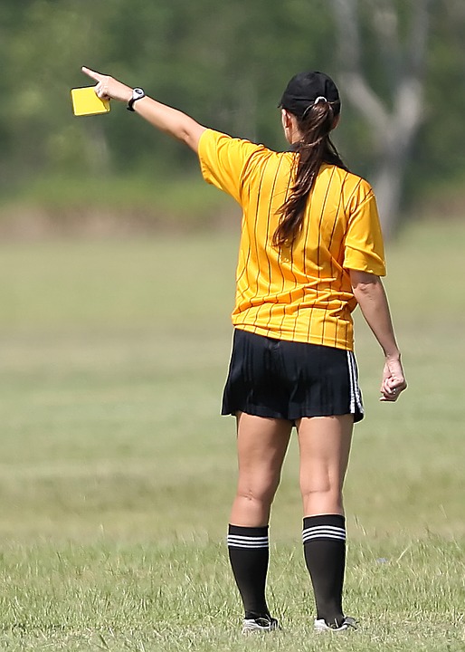 soccer, referee, female