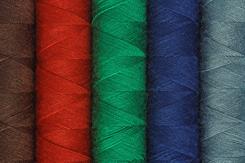 sewing, thread, colors