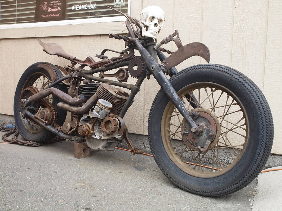 motorcycle, harley davidson, two wheeled vehicle